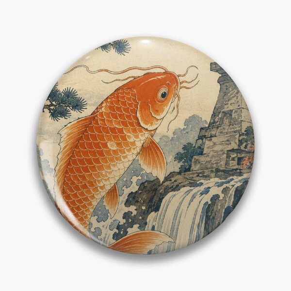 Item preview, Dragon Koi - Vintage Japanese Koi Fish Ukiyo-e Woodblock designed and sold by bapupa.