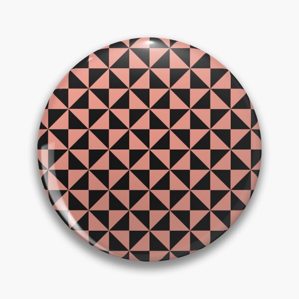 Item preview, Black And Coral Pinwheel Pattern designed and sold by pattern-archive.