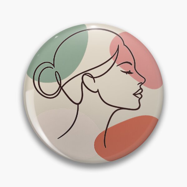 Item preview, Quiet Elegance – Minimalist Line Art Woman Portrait designed and sold by slikar.