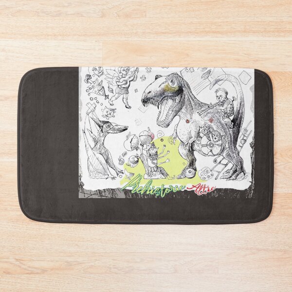 Item preview, Loneliness Of Toys Stories - Automaton Dinosaur in Prehistoric Attic (Drawing by ACCI) designed and sold by VanyssaGraphics.