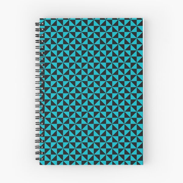 Item preview, Black And Cyan Pinwheel Pattern designed and sold by pattern-archive.