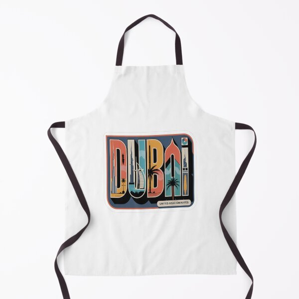 Item preview, Dubai Mid‑Century Pop Postcard Sticker – Bold Retro UAE Travel Art designed and sold by stickercuffs.
