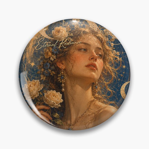 Item preview, AURA – Celestial Renaissance Muse Editorial Poster designed and sold by Watchyyy.