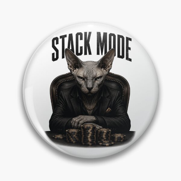 Item preview, Stack Mode Sphynx Cat Poker Boss Graphic Design designed and sold by the-dovlat.