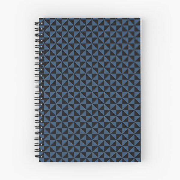 Item preview, Black And Denim Pinwheel Pattern designed and sold by pattern-archive.