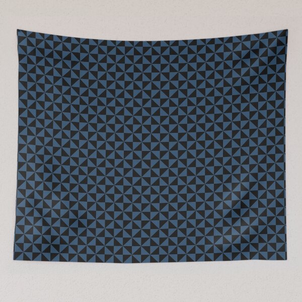 Item preview, Black And Denim Pinwheel Pattern designed and sold by pattern-archive.