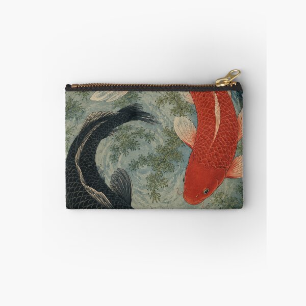 Item preview, Yin Yang Harmony - Vintage Japanese Koi Fish Ukiyo-e Woodblock designed and sold by bapupa.