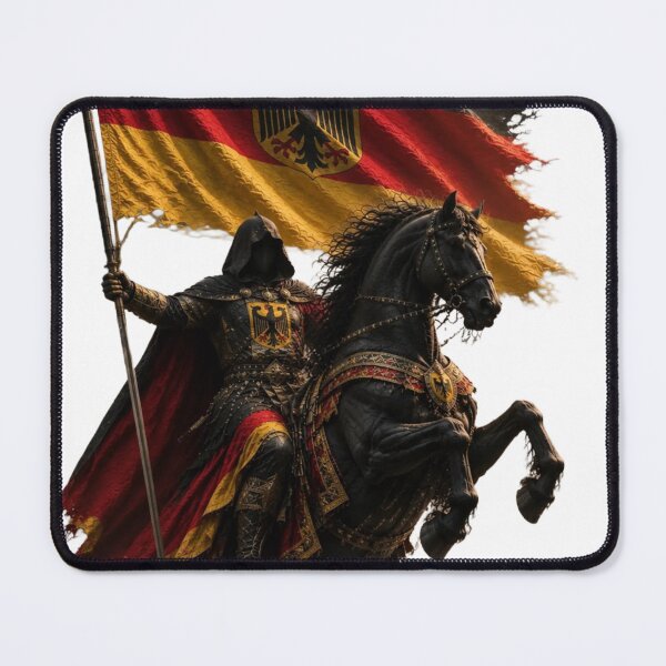 Item preview, Medieval Germany Knight on Black Horse designed and sold by RoyalDeluxGo.