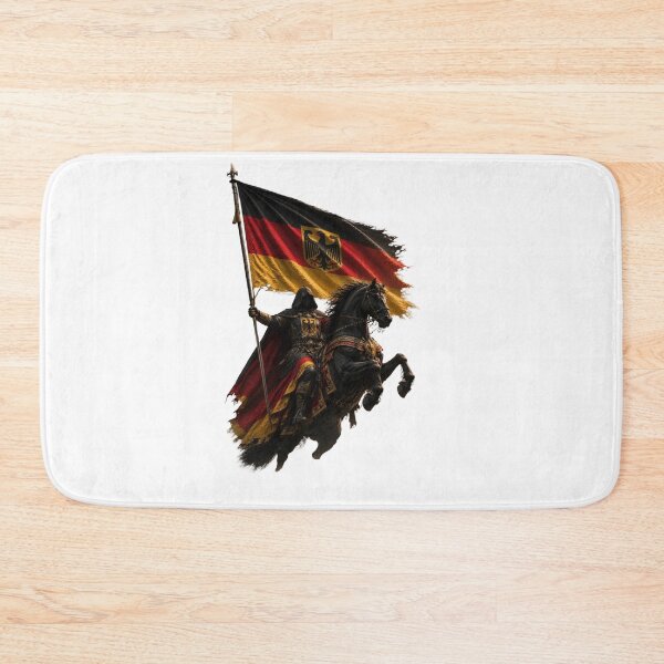 Item preview, Medieval Germany Knight on Black Horse designed and sold by RoyalDeluxGo.