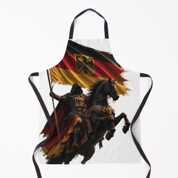 Item preview, Medieval Germany Knight on Black Horse designed and sold by RoyalDeluxGo.
