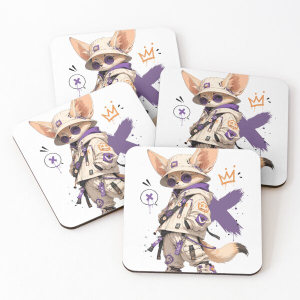 Item preview, Cool Fennec Fox Streetwear Kawaii Urban Animal designed and sold by Krincydigitalart.