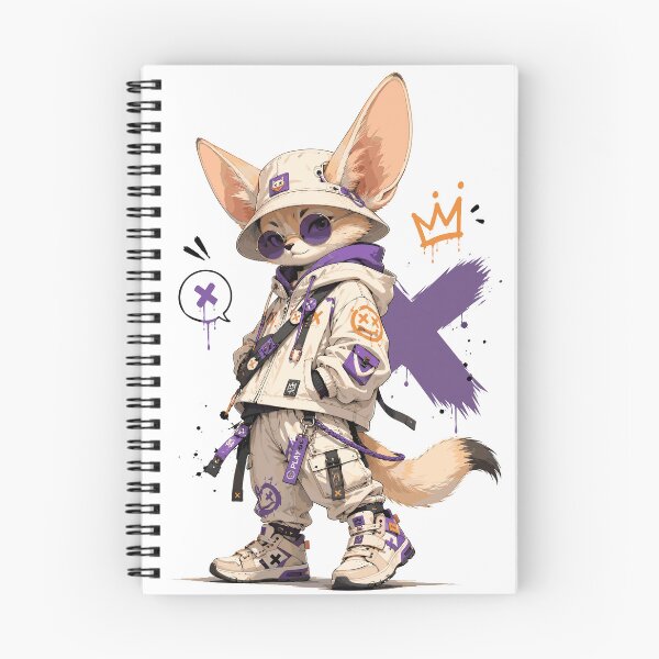 Item preview, Cool Fennec Fox Streetwear Kawaii Urban Animal designed and sold by Krincydigitalart.
