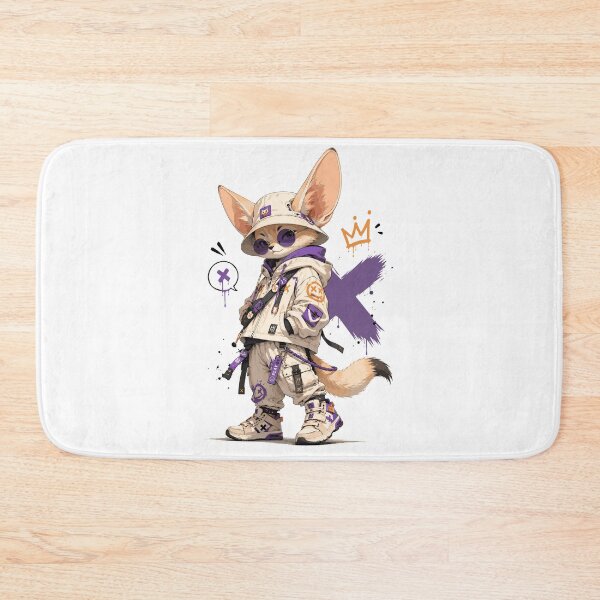 Item preview, Cool Fennec Fox Streetwear Kawaii Urban Animal designed and sold by Krincydigitalart.
