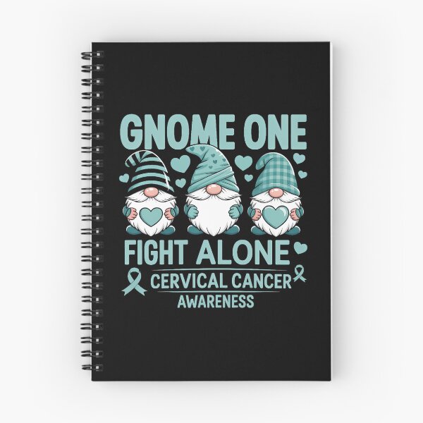 Item preview, Gnome One Fights Alone Cervical Cancer Awareness Supporter designed and sold by SapfireStuArt.