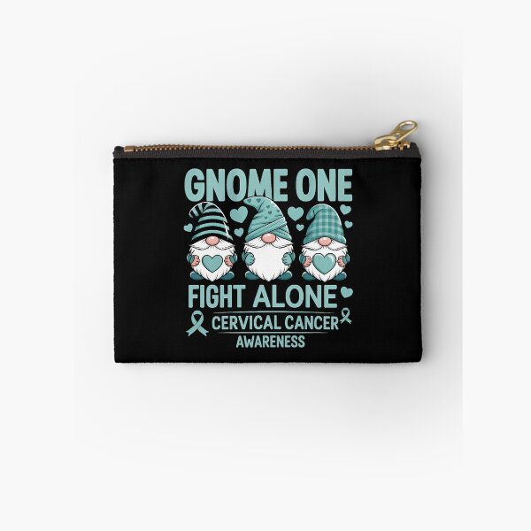 Item preview, Gnome One Fights Alone Cervical Cancer Awareness Supporter designed and sold by SapfireStuArt.