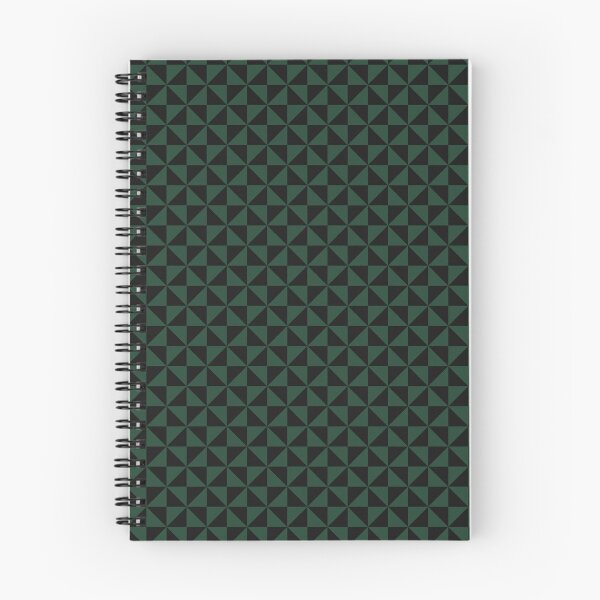 Item preview, Black And Forest Green Pinwheel Pattern designed and sold by pattern-archive.