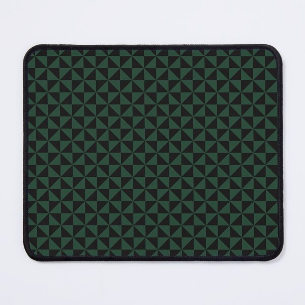 Item preview, Black And Forest Green Pinwheel Pattern designed and sold by pattern-archive.
