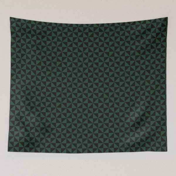 Item preview, Black And Forest Green Pinwheel Pattern designed and sold by pattern-archive.