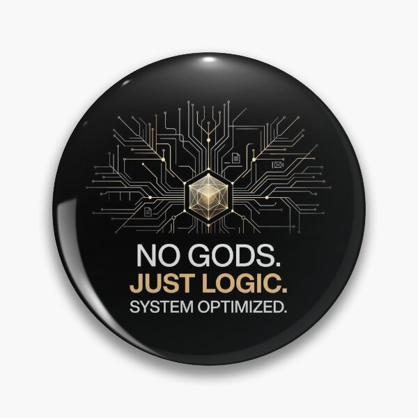 Item preview, NO GODS JUST LOGIC SYSTEM OPTIMIZED designed and sold by Global-Command.