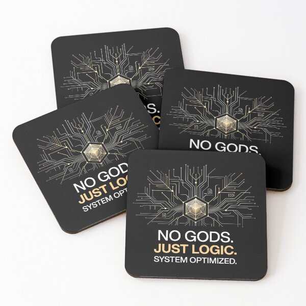 Item preview, NO GODS JUST LOGIC SYSTEM OPTIMIZED designed and sold by Global-Command.