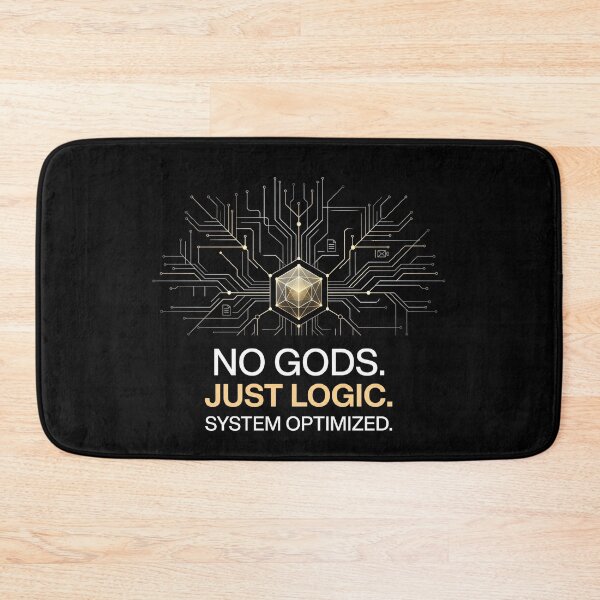 Item preview, NO GODS JUST LOGIC SYSTEM OPTIMIZED designed and sold by Global-Command.