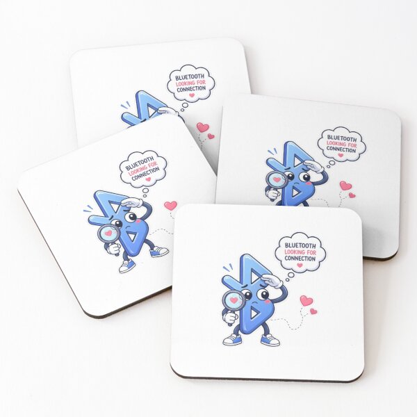 Item preview, Bluetooth Looking for Connection Cute Tech Comic Sticker designed and sold by Dinaelsherkawy.