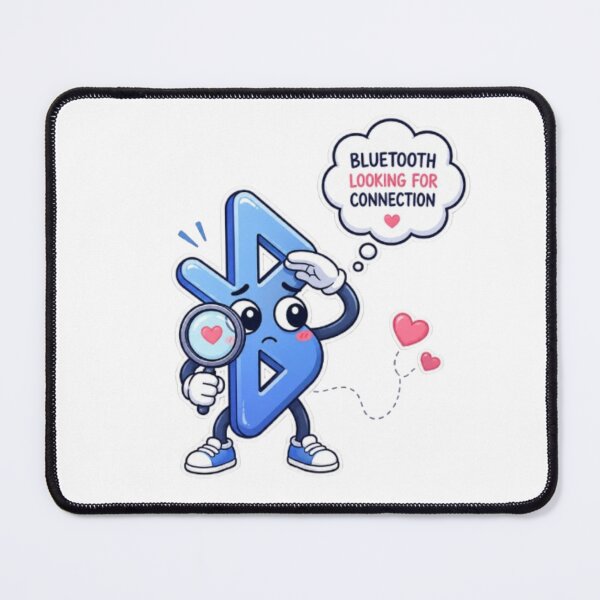 Item preview, Bluetooth Looking for Connection Cute Tech Comic Sticker designed and sold by Dinaelsherkawy.