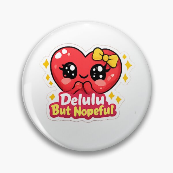 Item preview, Delulu But Nope | Funny Gen Z Meme Sticker designed and sold by Jyotisima8929.