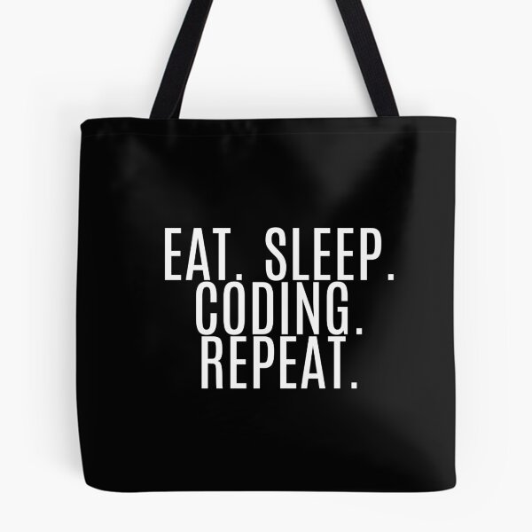 Item preview, Eat. Sleep. Coding. Repeat designed and sold by Origaminimal.