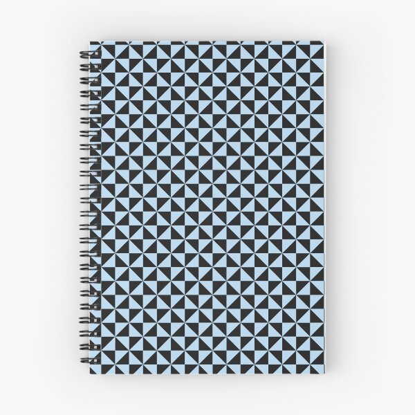 Item preview, Black And Ice Blue Pinwheel Pattern designed and sold by pattern-archive.