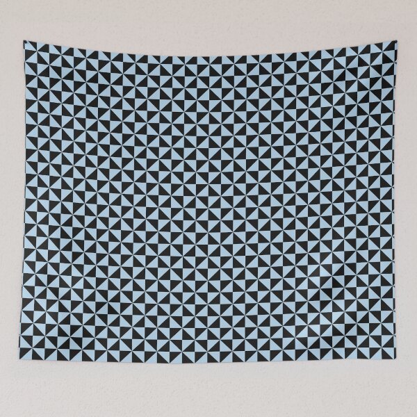 Item preview, Black And Ice Blue Pinwheel Pattern designed and sold by pattern-archive.
