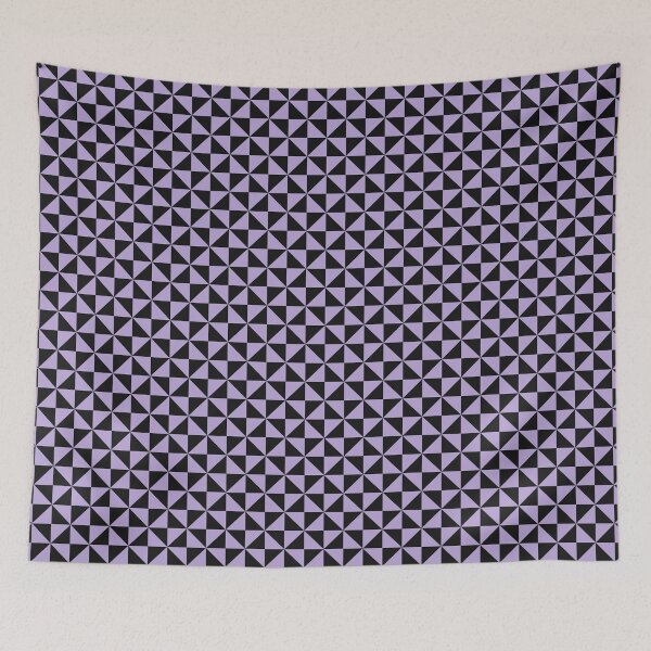 Item preview, Black And Lilac Pinwheel Pattern designed and sold by pattern-archive.