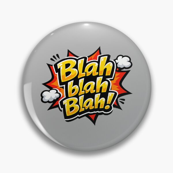 Item preview, Blah Blah Blah Comic Pop Art Graphic designed and sold by thesmilngnature.