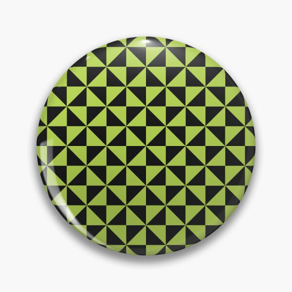 Item preview, Black And Lime Pinwheel Pattern designed and sold by pattern-archive.