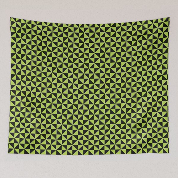 Item preview, Black And Lime Pinwheel Pattern designed and sold by pattern-archive.