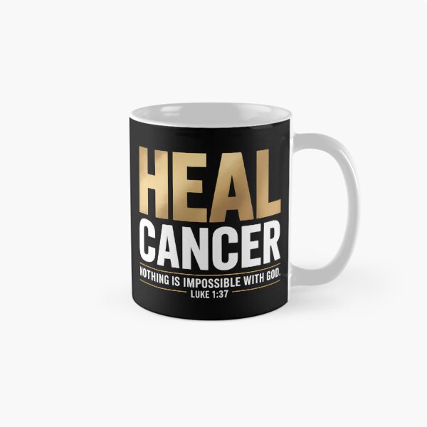 Aperçu de l'œuvre Il peut guérir le cancer. Guérir le cancer. Sensibilisation au cancer infantile. créée et vendue par SapfireStuArt.
