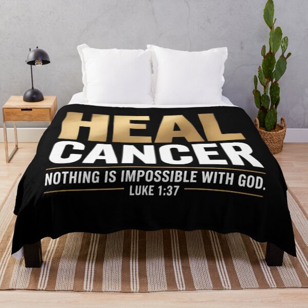 Item preview, He Can Heal Cancer Heal Cancer Childhood Cancer Awareness designed and sold by SapfireStuArt.