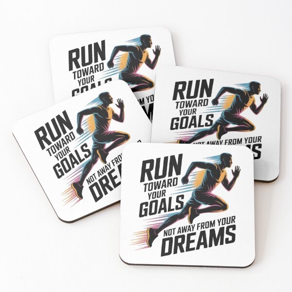 Item preview, Chase Goals Not Dreams – Dynamic Running Motivation Tee designed and sold by Glamour Gaze .