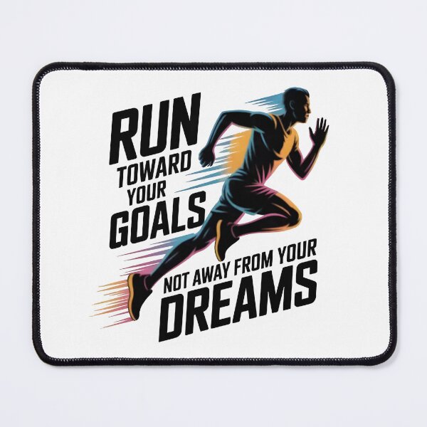 Item preview, Chase Goals Not Dreams – Dynamic Running Motivation Tee designed and sold by Glamour Gaze .