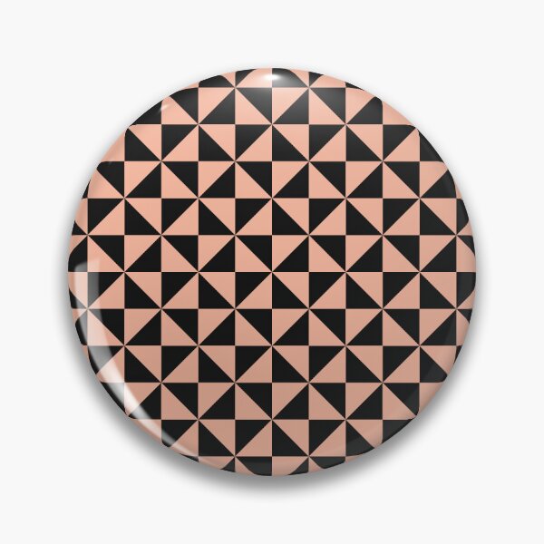 Item preview, Black And Peach Pinwheel Pattern designed and sold by pattern-archive.