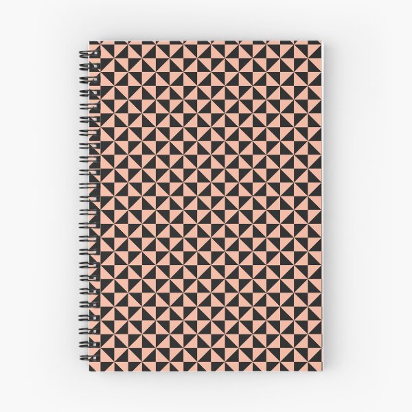 Item preview, Black And Peach Pinwheel Pattern designed and sold by pattern-archive.
