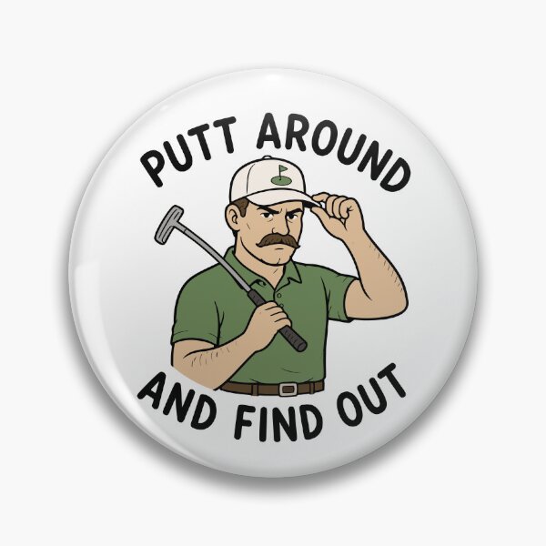 Item preview, Putt Around And Find Out Men's Funny Golf Gear designed and sold by DynamicDesign.