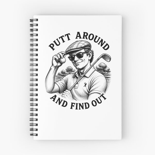 Item preview, Putt Around And Find Out Men's Funny Golf Gear designed and sold by DynamicDesign.