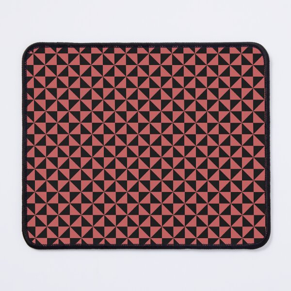 Item preview, Black And Pastel Red Pinwheel Pattern designed and sold by pattern-archive.