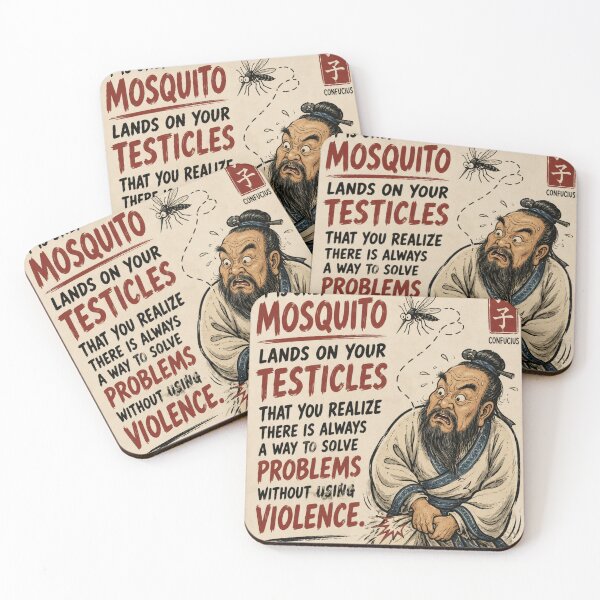 Item preview, Confucius Say: Solve Problems Without Violence designed and sold by ITSimagination.