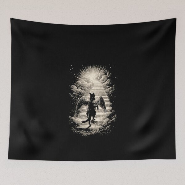 Item preview, Stairway to Meow – Zeppelin Style Classic Rock Cat Parody #7651 designed and sold by aztra-art.