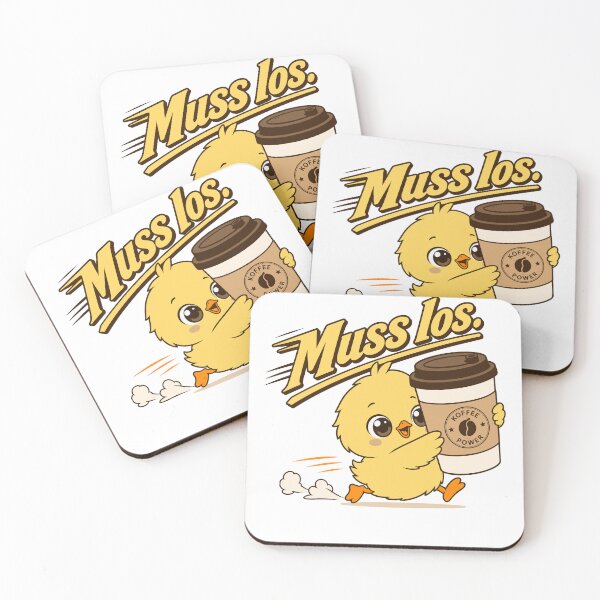 Item preview, Cute Chick Coffee German Saying Design for Coffee Lovers Morning Humor designed and sold by LoomLevel.