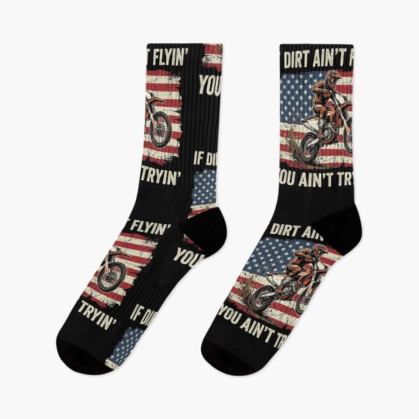 Item preview, Motocross Rider American Flag Off-Road Dirt Bike Jumping designed and sold by longngusuc.
