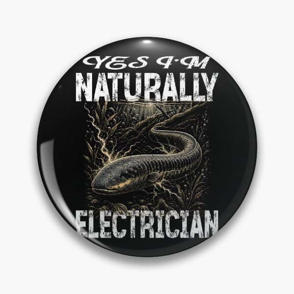 Item preview, Yes I Am Naturally Electrician Graphic | Funny Electric Eel Design designed and sold by Jt41.