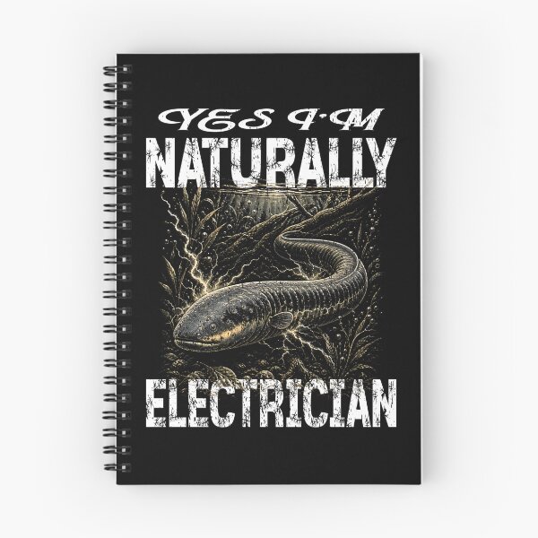 Item preview, Yes I Am Naturally Electrician Graphic | Funny Electric Eel Design designed and sold by Jt41.